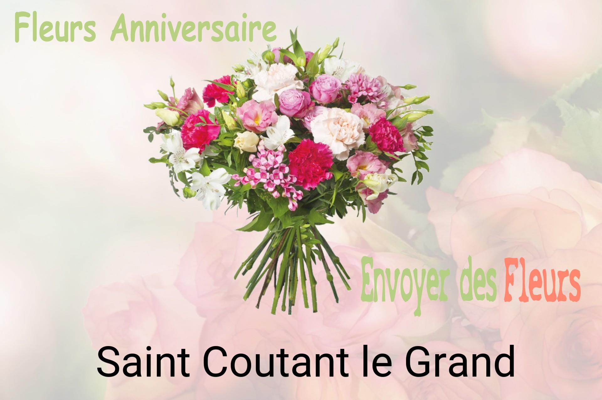 Bouquet de fleurs d’anniversaire livré à Saint-Coutant-le-Grand